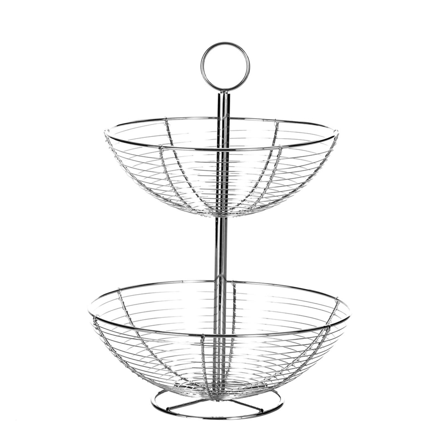 Frutero de 2 altura para cocina 29,50 x 29,50 x 41 cm