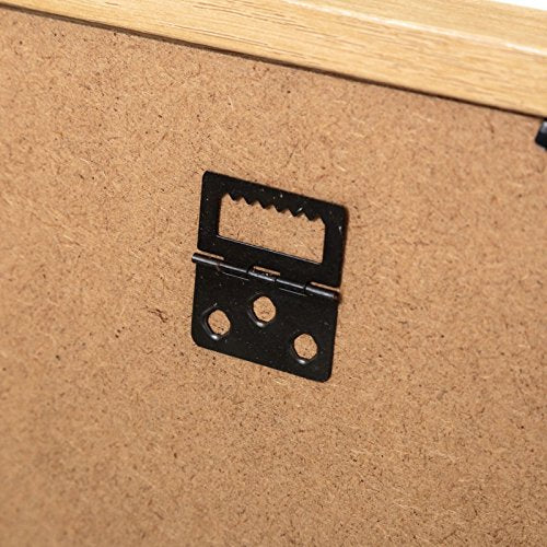 Portafotos con Pinzas Madera Natural para 8 Fotos 10x15cm