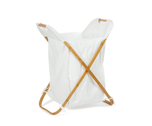 Cesto para Ropa Plegable de bambú
