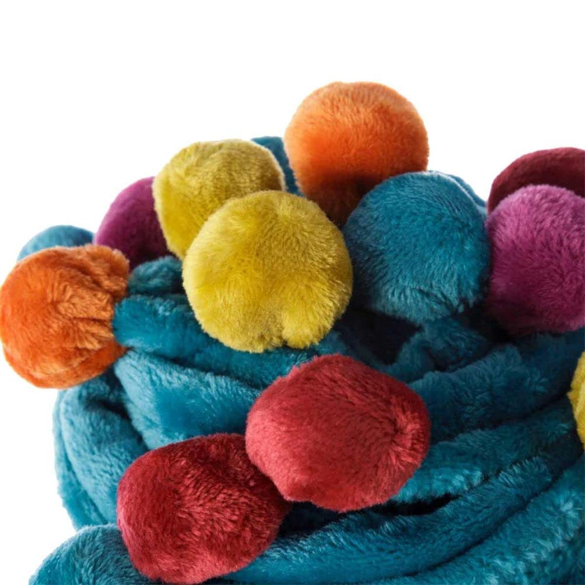 Manta de sofá Azul de poliéster para salón Fantasy 130x160cm