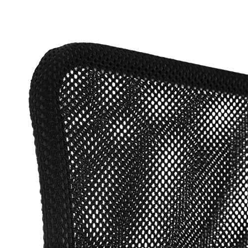 Silla Estudio con Rueda Nailon Negro/Rojo