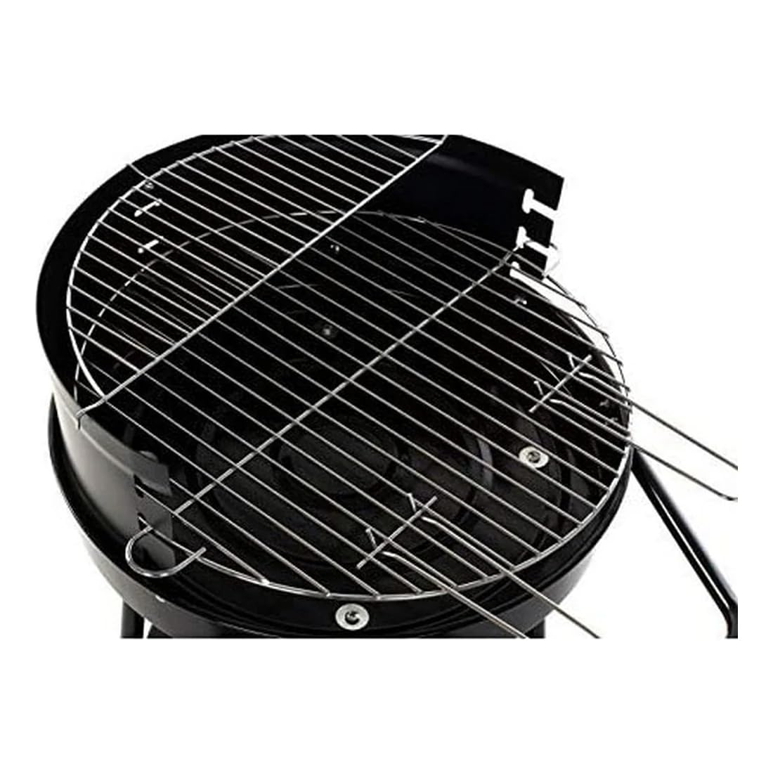 Barbacoa Metal con Ruedas 59x49x82 cm