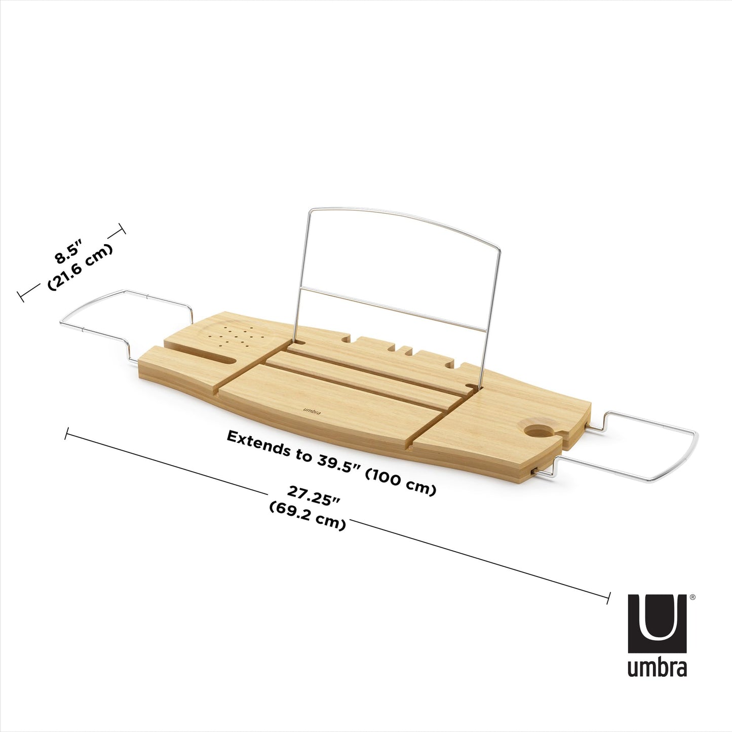 Umbra Aquala Organizador para bañera, Natural