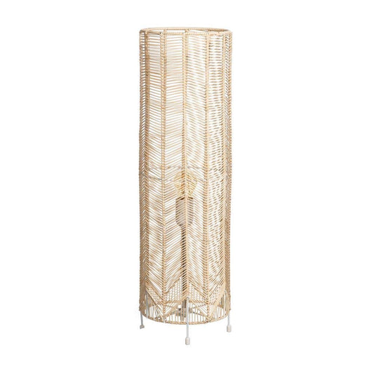 Lámpara de Mesa étnica Beige de Metal para decoración Vitta