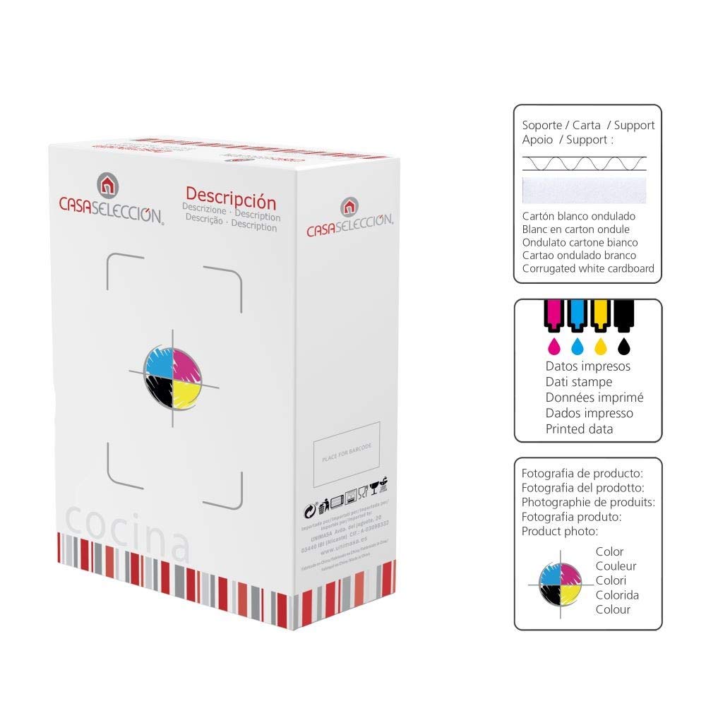 Panera Acero Inoxidable 24x35x15 cm