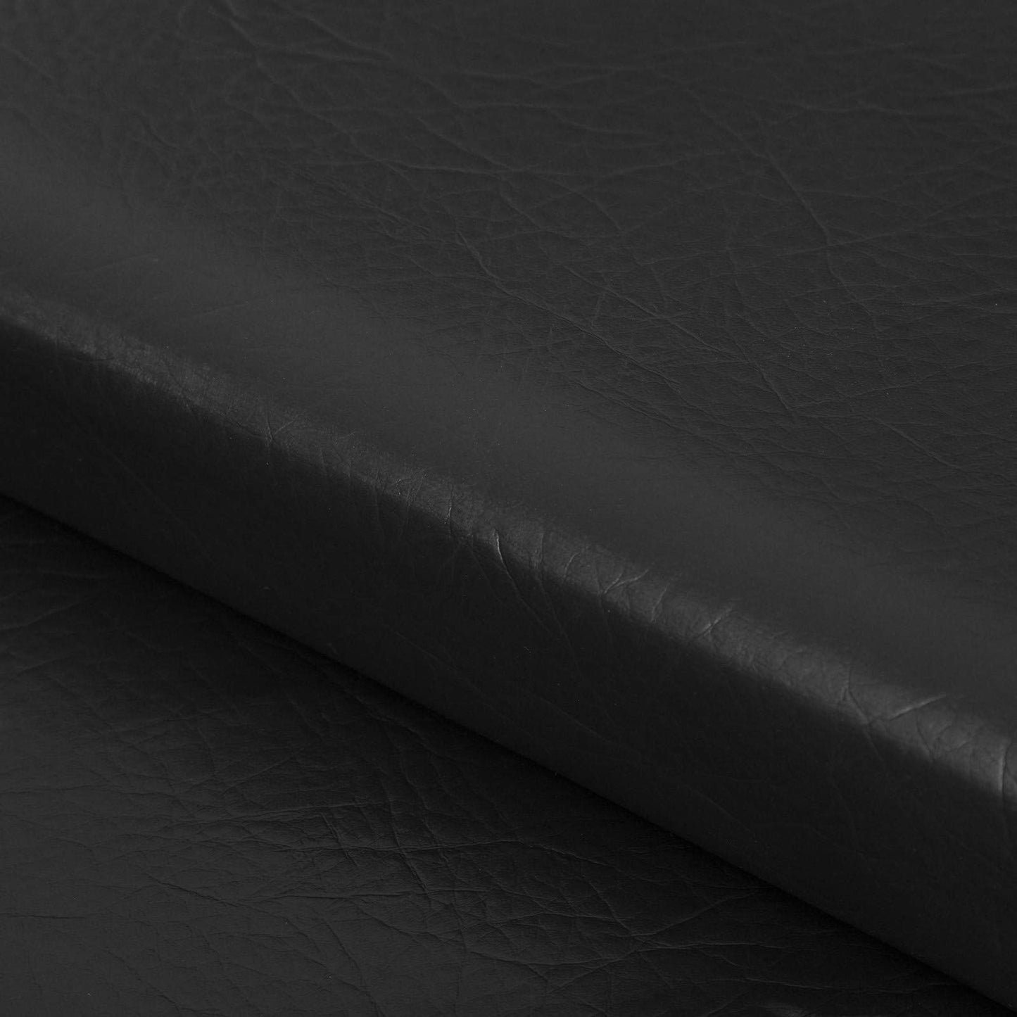 Puff Plegable Industrial Negro de PU para Oficina Basic