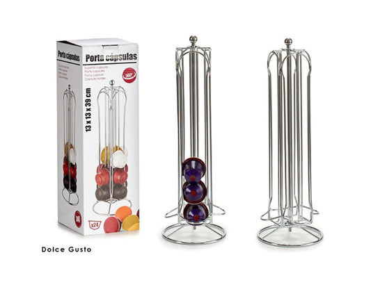 Portacapsulas Metal Giratorio sobremesa para 24 capsulas dolcegusto