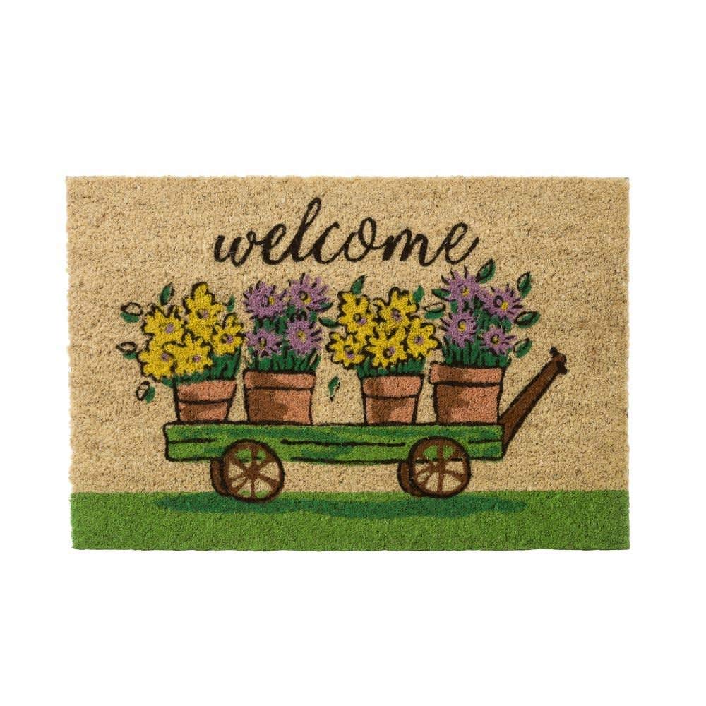 Felpudo para Entrada Floral 40x60 cm