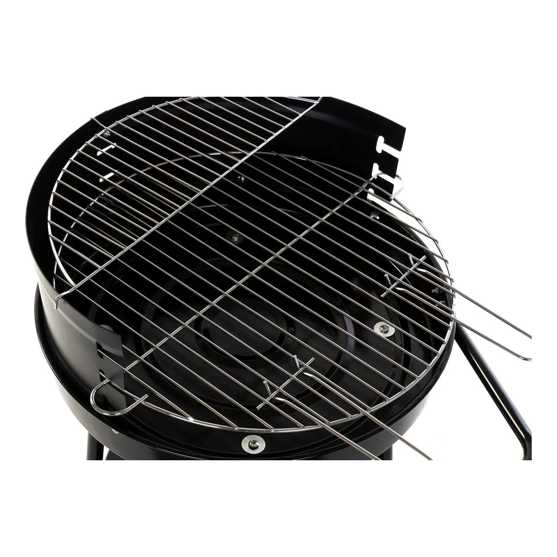 Barbacoa Metal con Ruedas 59x49x82 cm