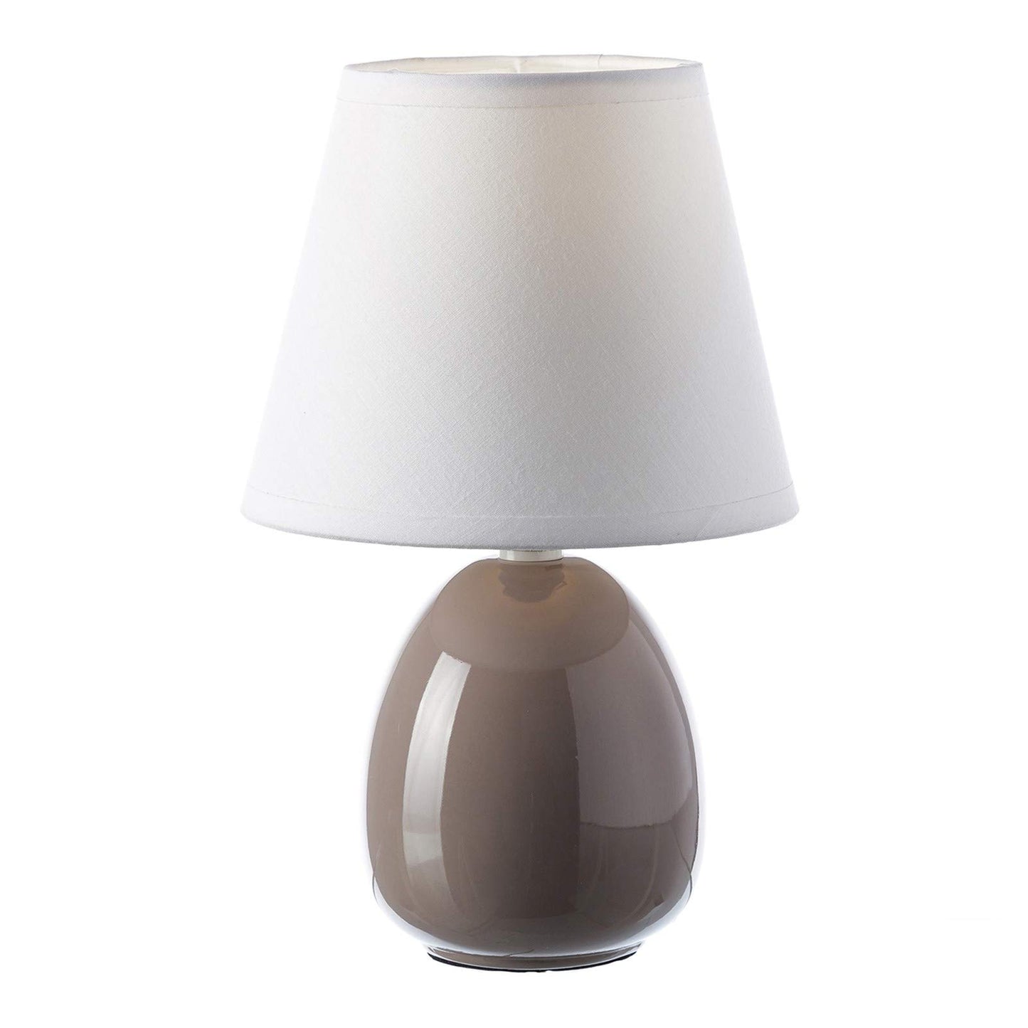 Lámpara para mesita de noche moderna beige de cerámica para dormitorio Bretaña