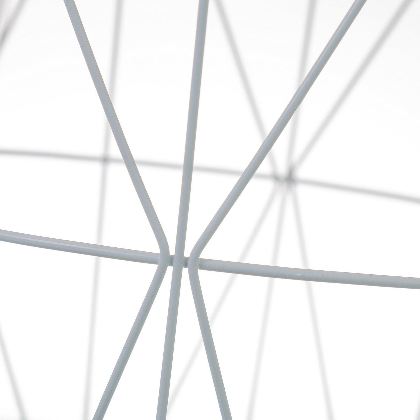 Mesitas auxiliares industriales blancas de metal para salón Factory