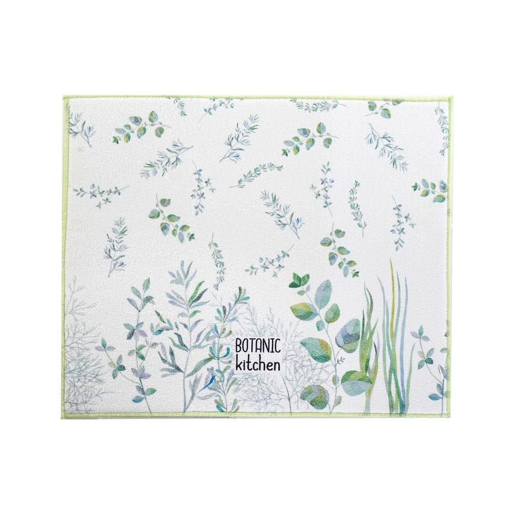 Juego de 2 tapete escurridor Microfibra Botanic Kitchen 50x38 cm