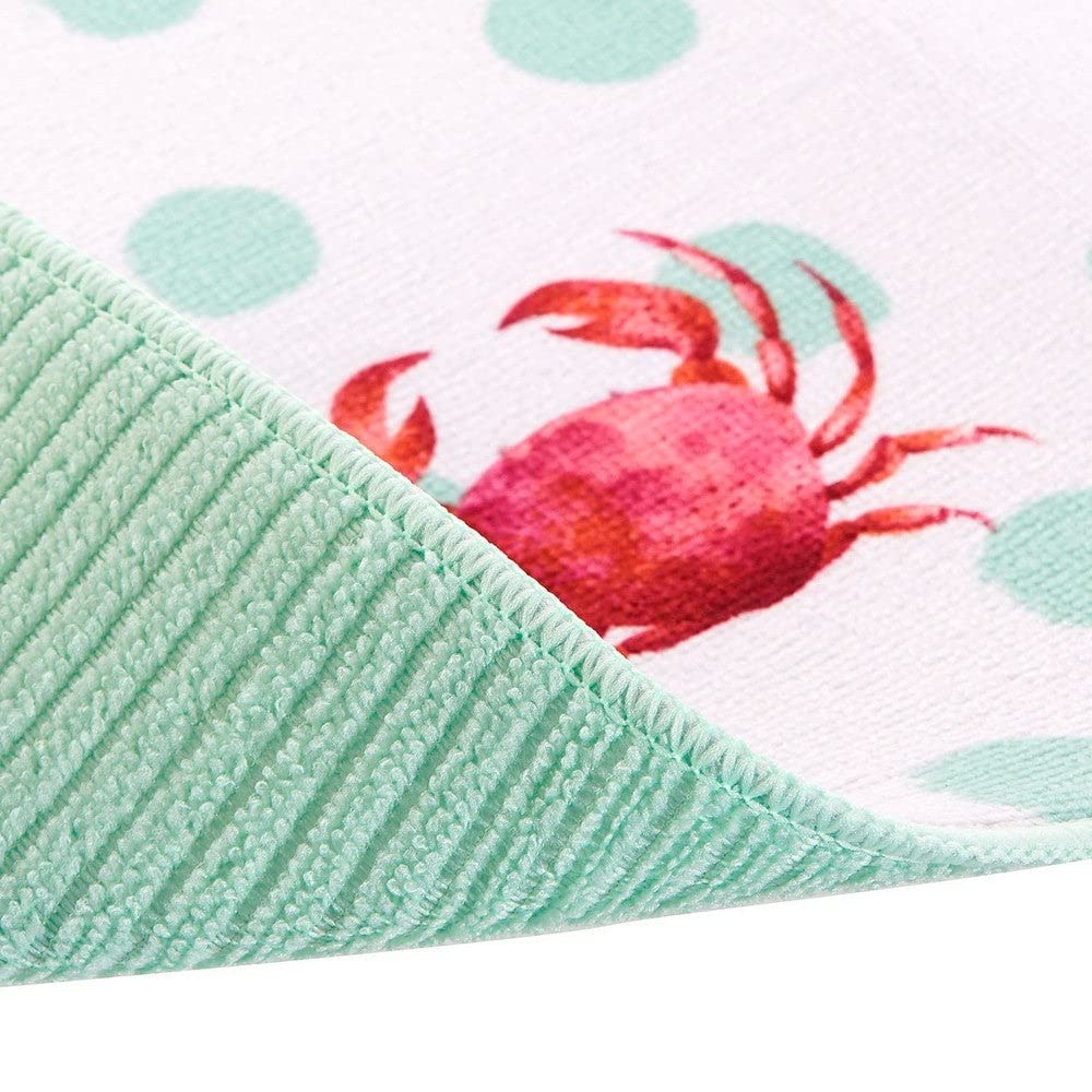 TAPETE Microfibra 50X38X1 2 SURT Hornear, Verde, único