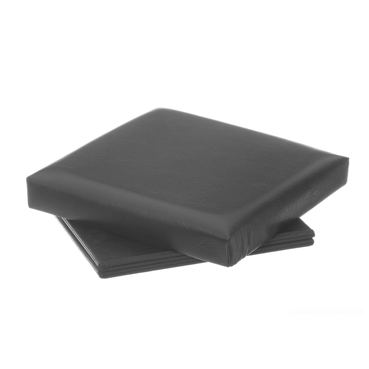 Puff Plegable Industrial Negro de PU para Oficina Basic