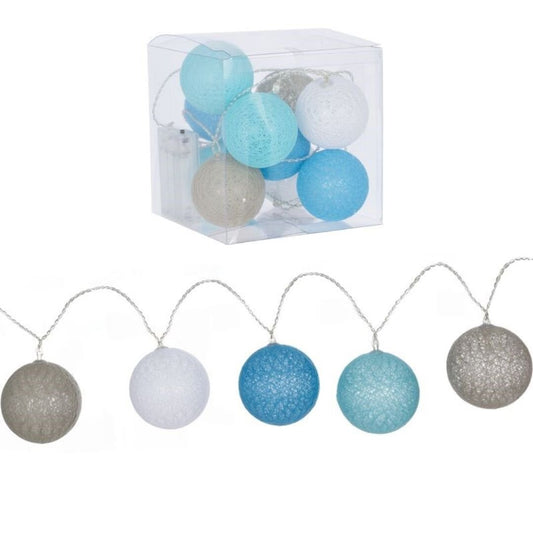 Guirnalda 10 Bolas led Azules