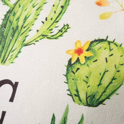 Cojín Cactus 100% poliéster para salón Iris