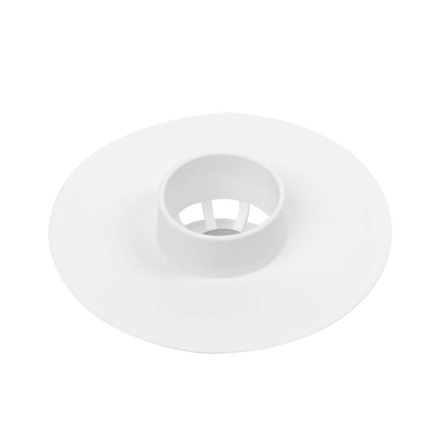 Flex Tapón de drenaje y atrapacabello, Silicona, Blanco