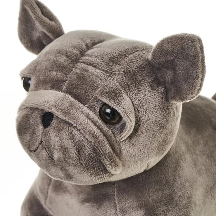 Sujetapuertas Tope Puerta Peluche Bulldog 28x23x14 cm