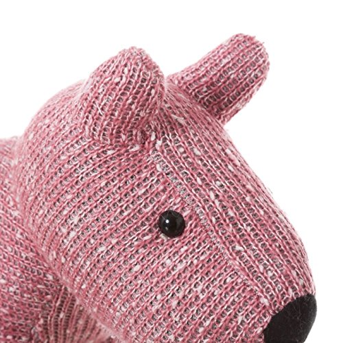 Sujetapuertas de Perro Rosa de Tela/Arena Moderno para salón Iris