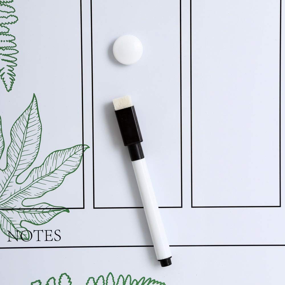 Mural pizarra blanco de madera étnico para cocina Vitta