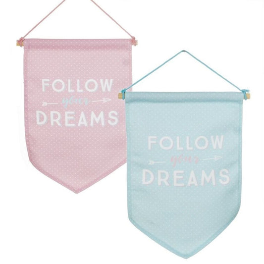 Pack de 2 banderola Colgante Follow.