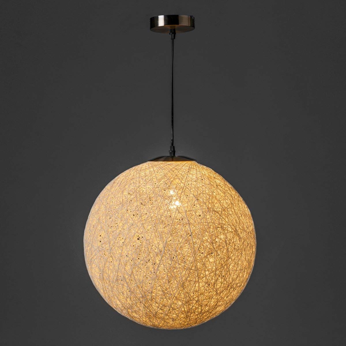 Lámpara de diseño minimalista blanca de metal para salón Fantasy