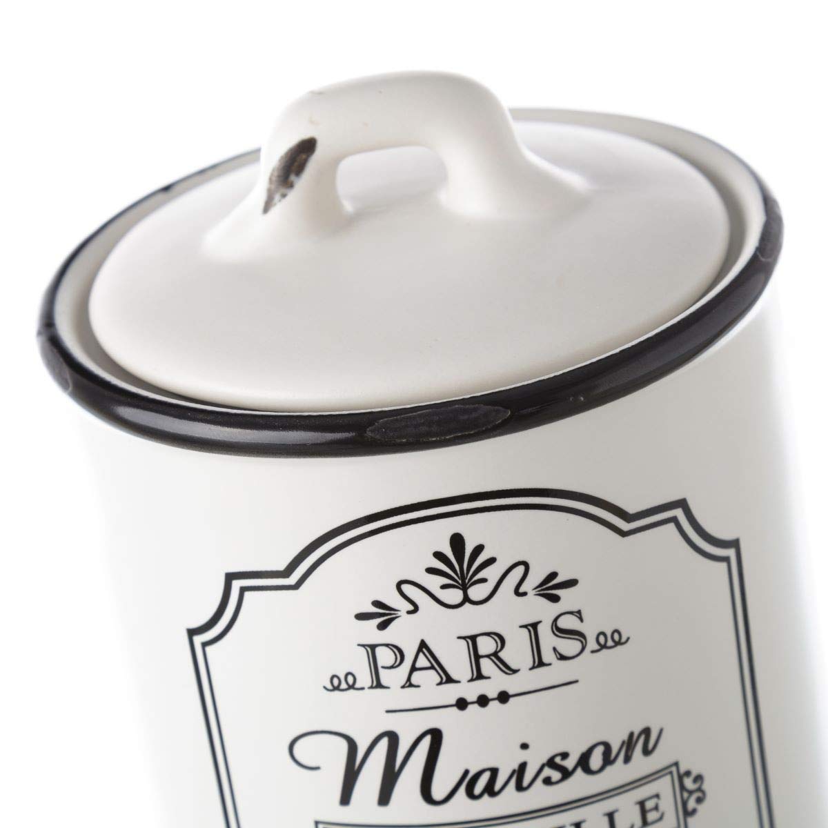 Caja Azúcar Paris Stoneware 10,50 x 10,50 x 16,70 cm