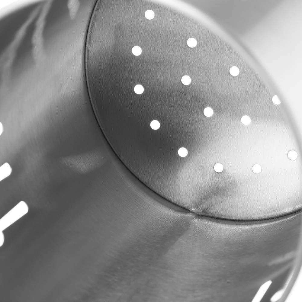 ESCURRIDOR CUBIERTOS METAL CROMADO 13 X 13 X 17,50 CM