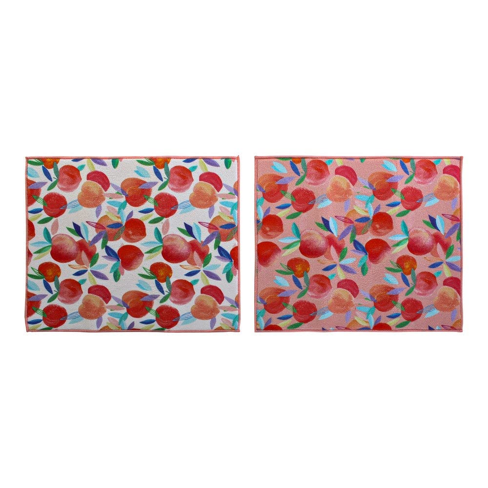 TAPETE Microfibra 50X0,5X38 Melocotones 2 SURT Hornear, Multicolor, único