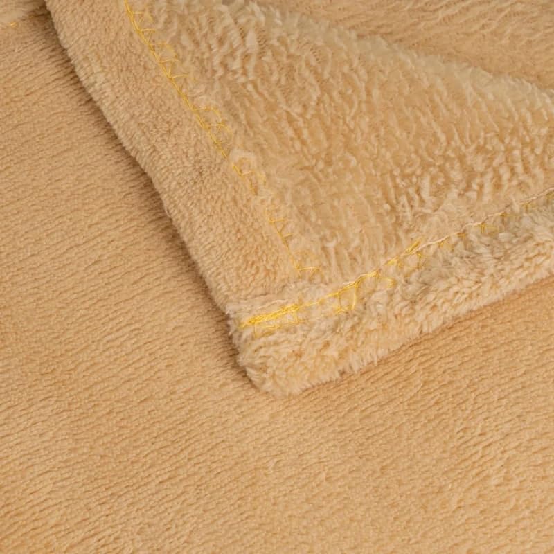 DAMDAM GO Manta De Sofá Suave y Calido, Manta Polar para Cama 100% Poliester 130x160 cm