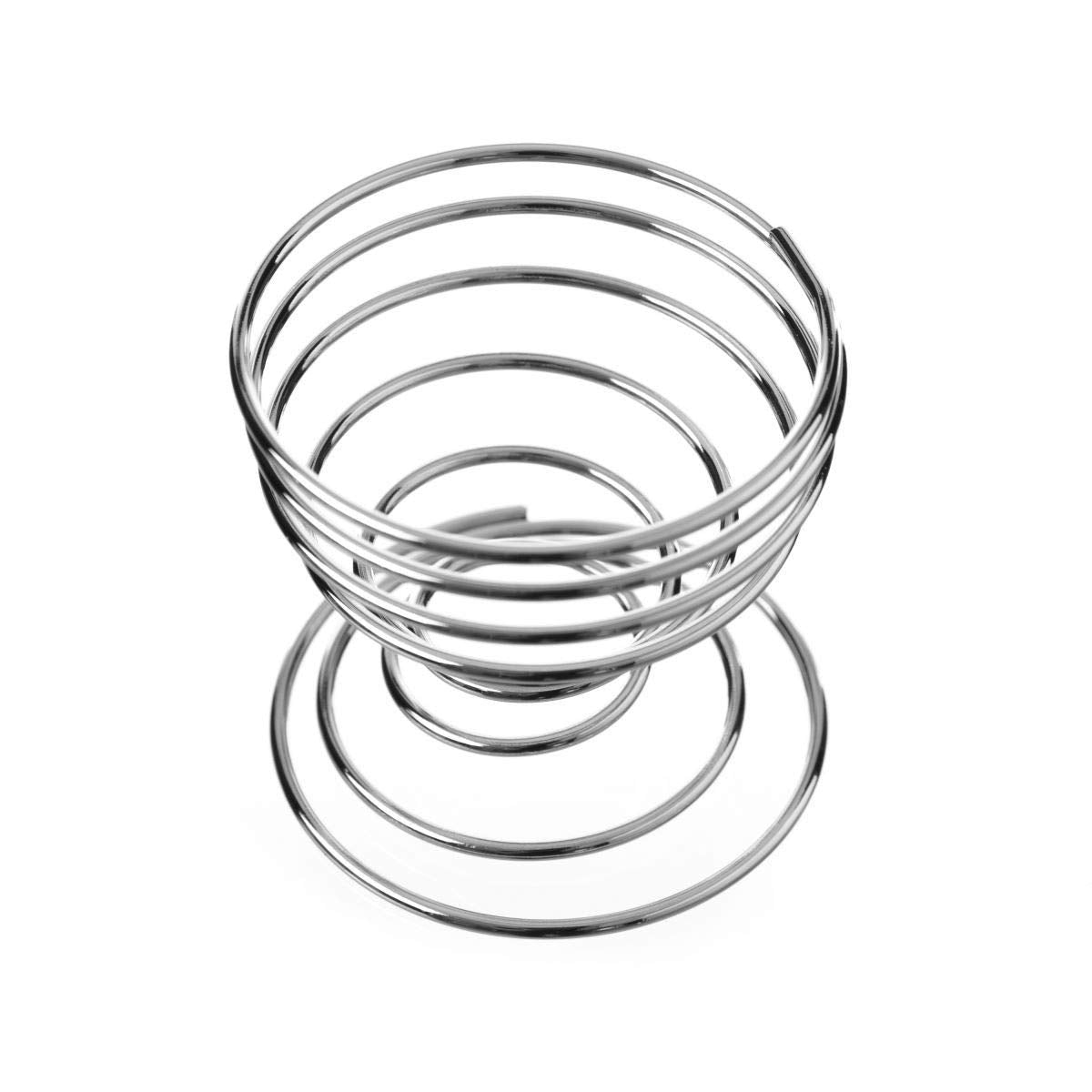 Juego de hueveras 4 Unidades Metal Cromado 5x5x4,50cm