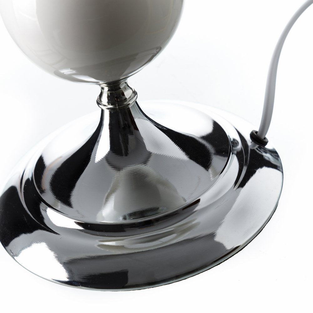 Lámpara de mesa árabe blanca de metal para salón Arabia