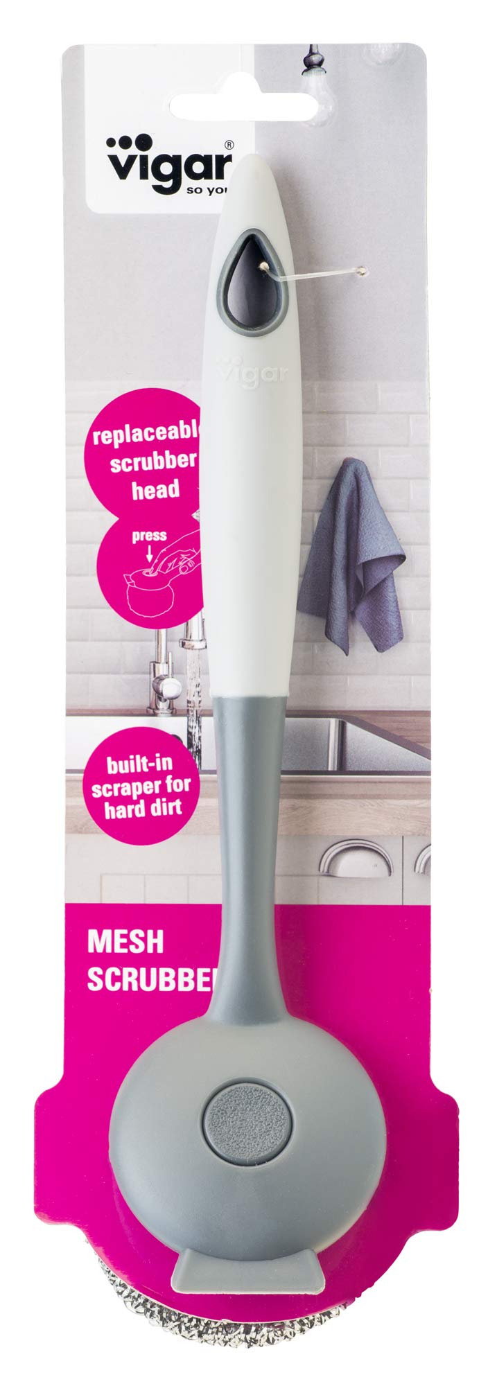 VIGAR Hergo Cepillo lavaplatos Intercambiable
