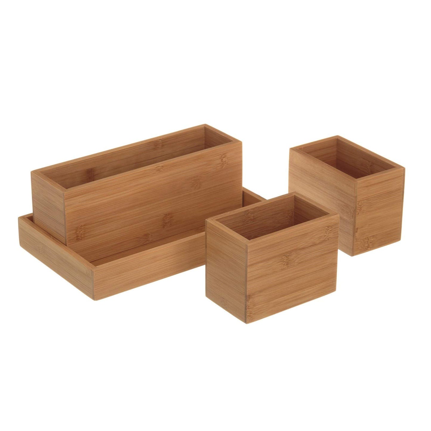 Organizador de diseño nórdico marrón de bambú para Cocina Basic