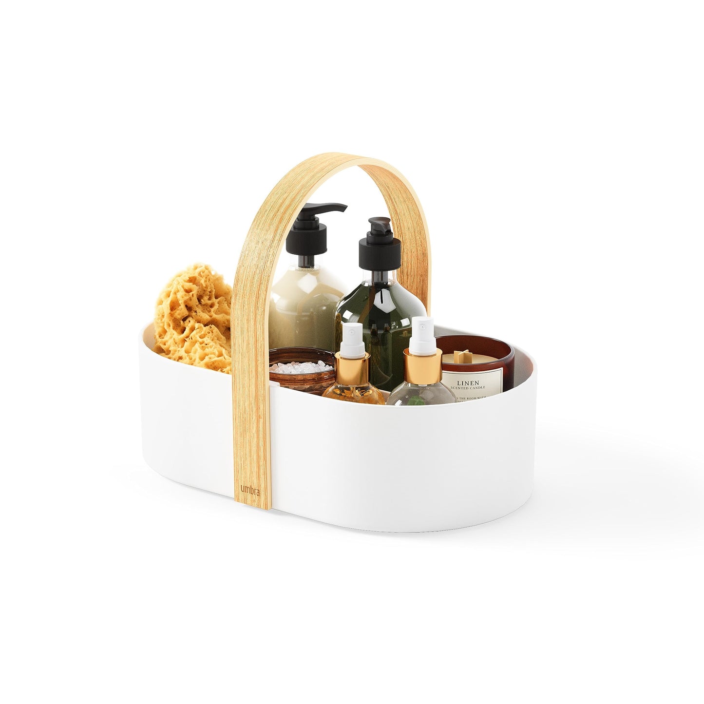 Bellwood Organizador de cosméticos, Blanco/Natural