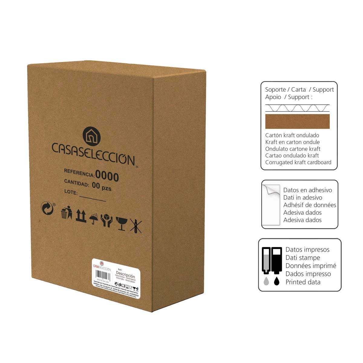 Taza mug Pop Rosa de cerámica para Cocina Iris (Set de 4 Tazas)