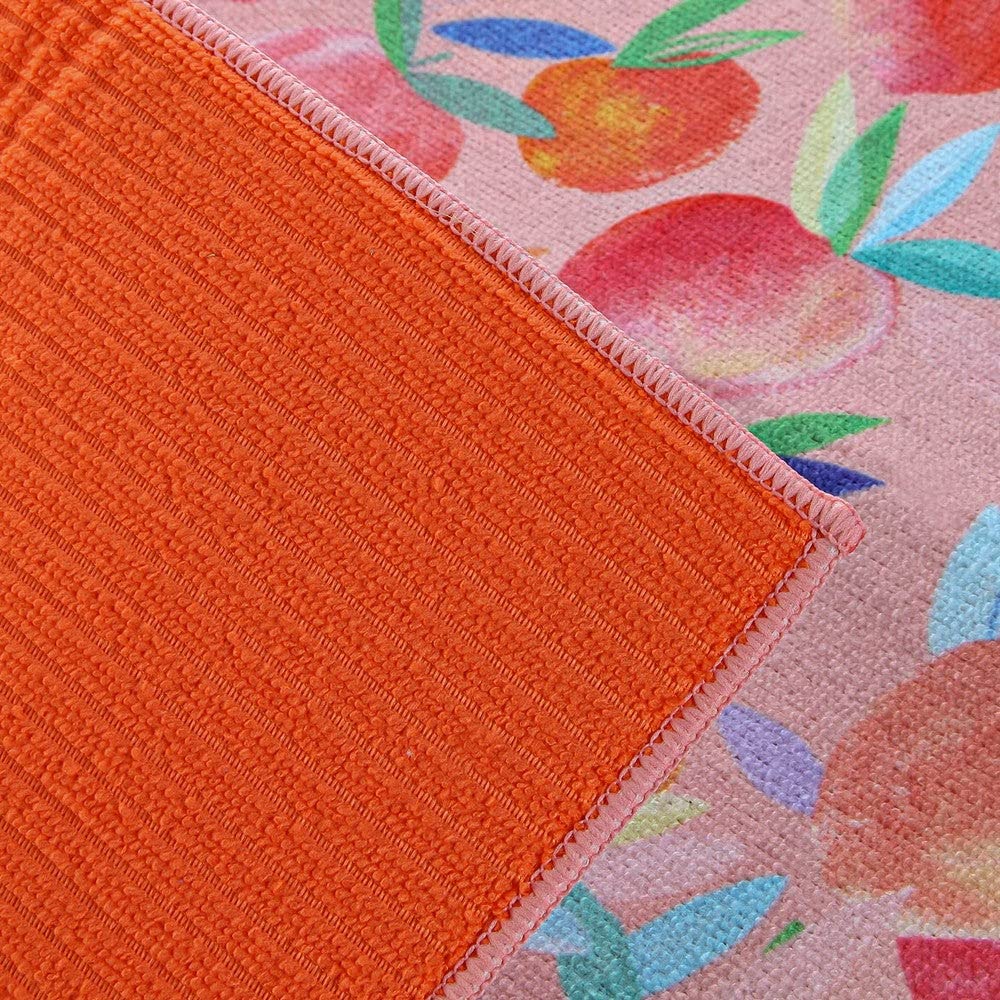 TAPETE Microfibra 50X0,5X38 Melocotones 2 SURT Hornear, Multicolor, único