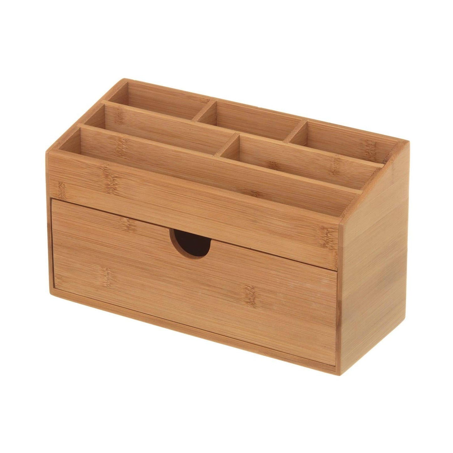 Organizador de cajón nórdico marrón de bambú para cocina Basic