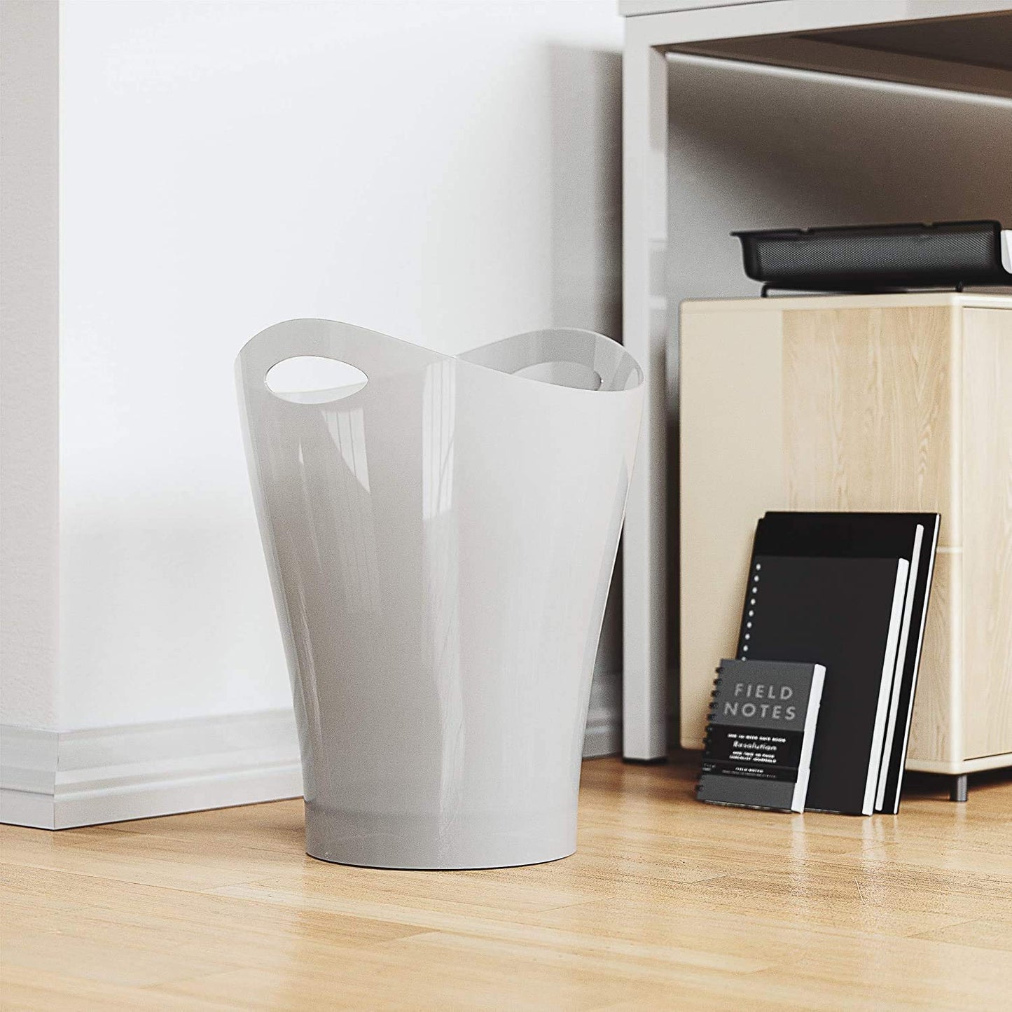 Papelera garbino Color Blanco Polipropileno 9 L