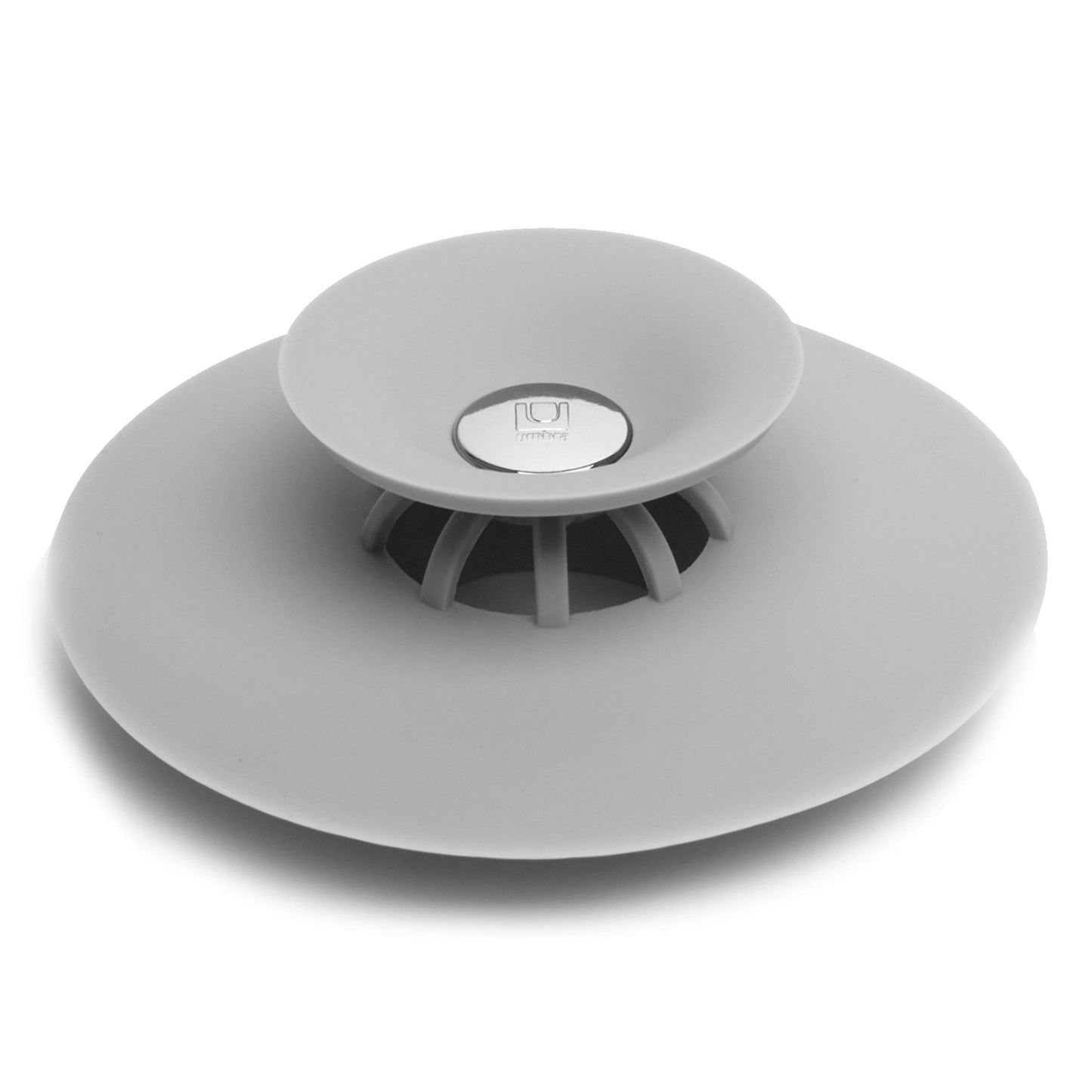 TAPÓN FLEXIBLE Y RECEPTOR DE CABELLOS GRIS