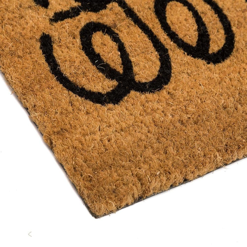 Felpudo Original Welcome Cats Diseño de Gatos de Fibra de Coco