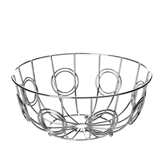 Frutero hierro cromado 24,80 x 24,80 x 11,50 cm .