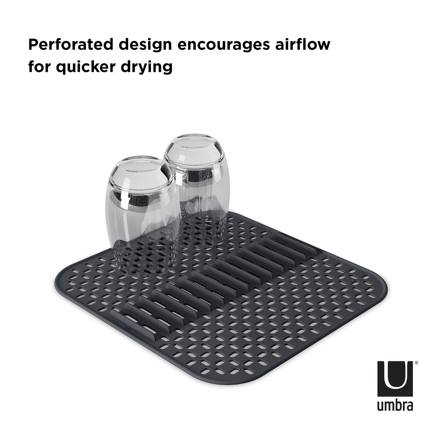 Sling Alfombrilla para Fregadero, Gris, grande