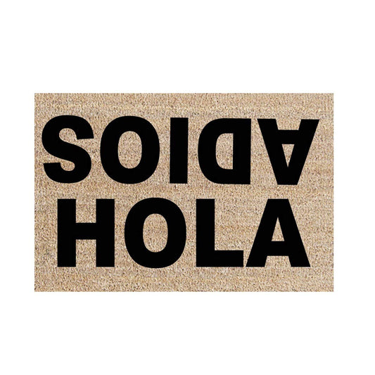 Felpudo bienvenido natural fibra de coco 40 x 60 cm .