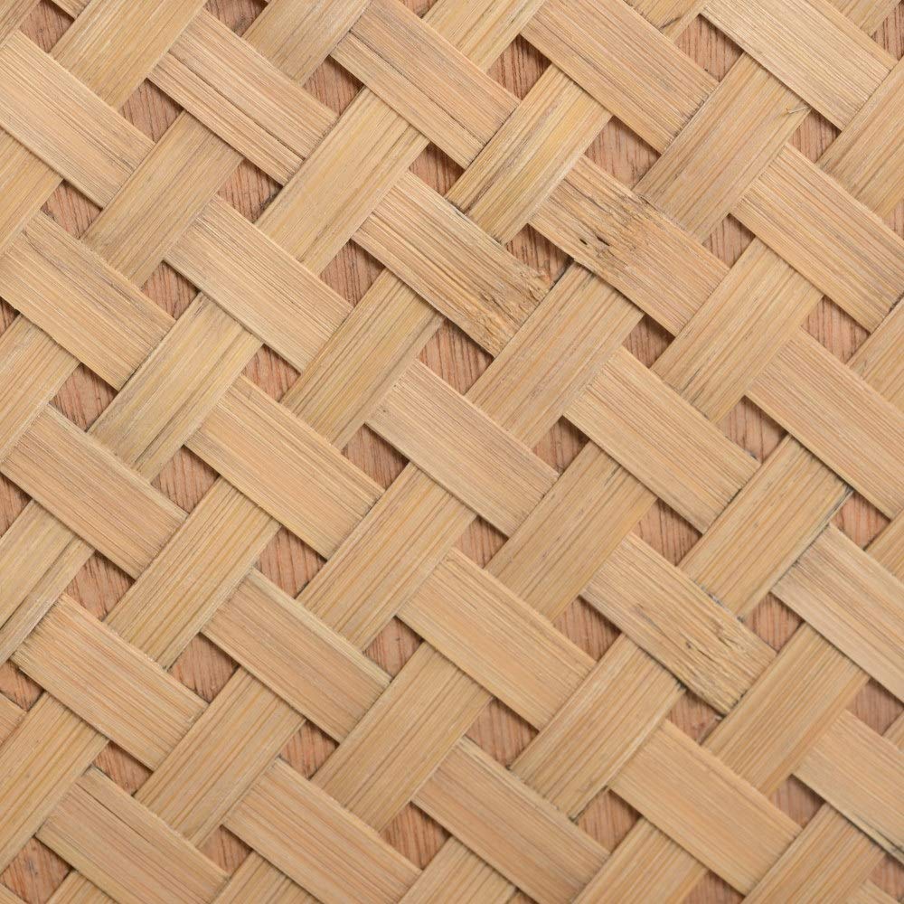 Mural Espiga exótico de Rattan Natural, de 103x43 cm