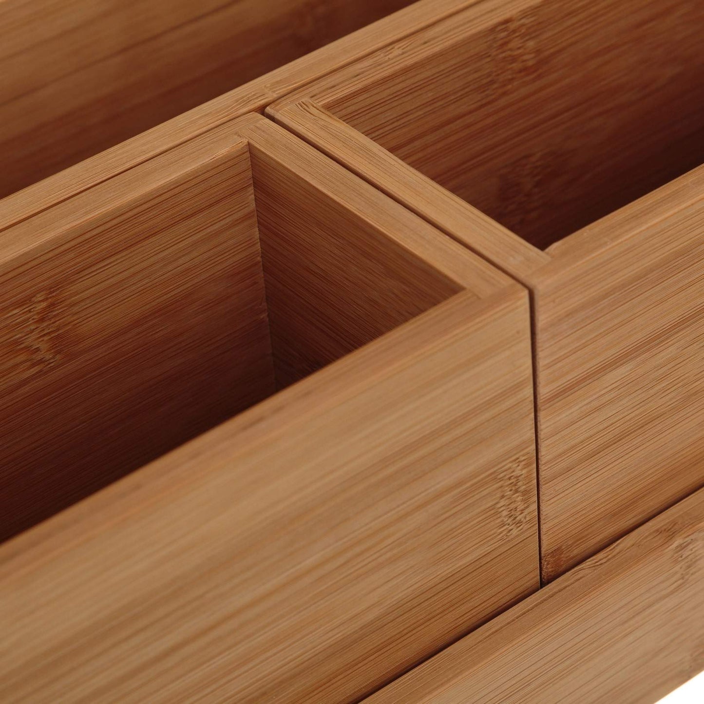 Organizador de diseño nórdico marrón de bambú para Cocina Basic