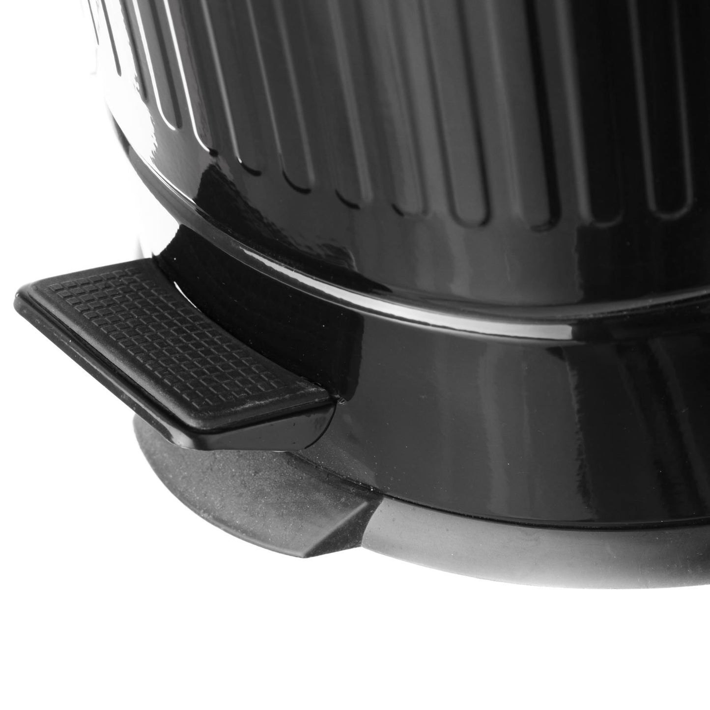 Papelera 20 litros industrial negro de acero de cocina Arabia