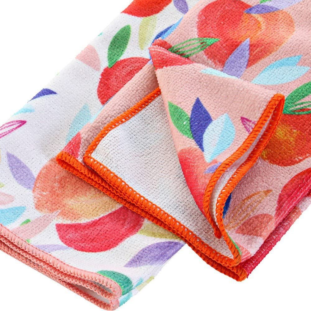 Set 2 Trapo de Cocina Microfibra Melocotones