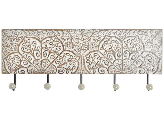 Perchero de Pared Madera Mango decape 5 colgadores