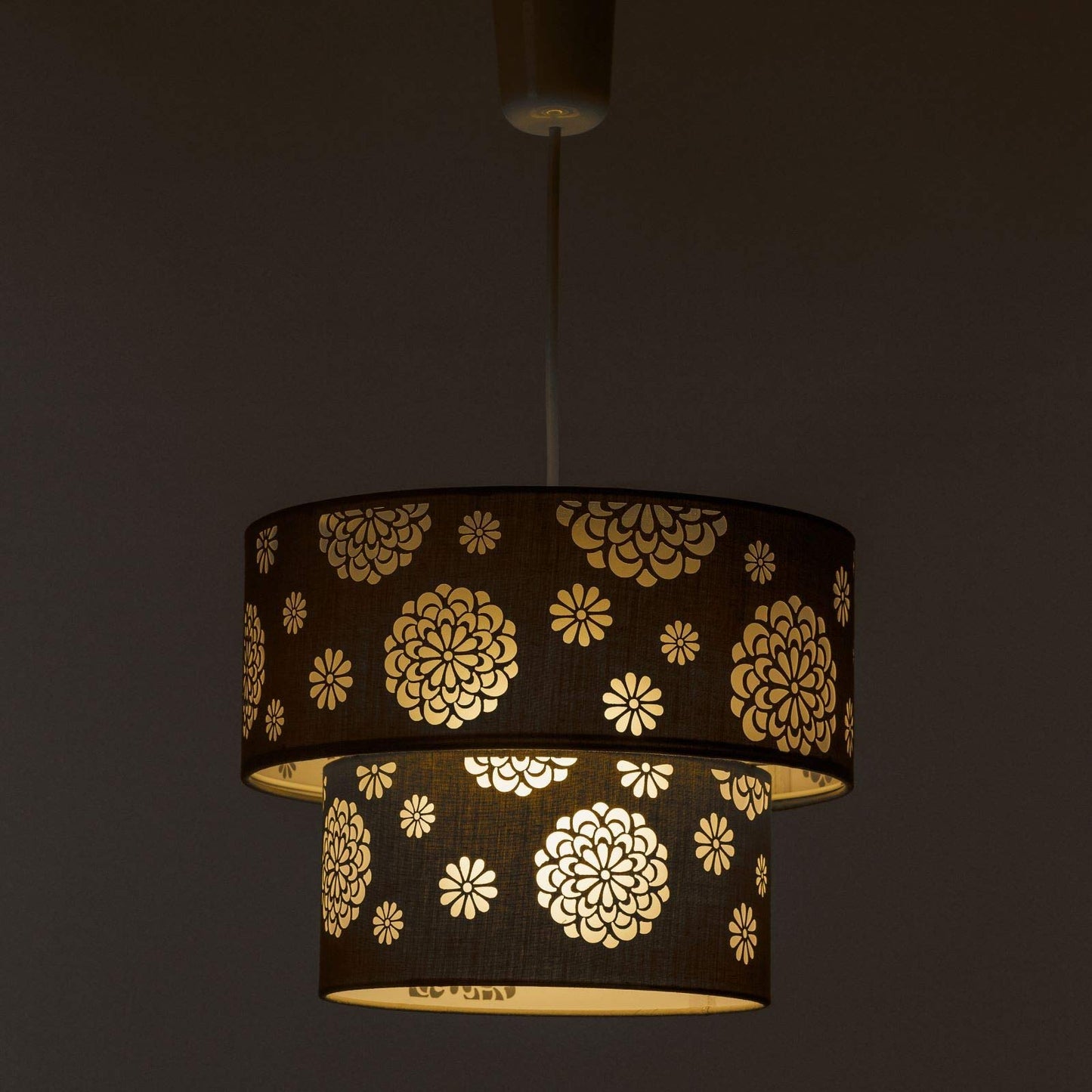 Lámpara de Techo Moderna Beige de poliéster para salón